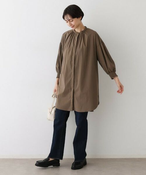 Dessin / デッサン チュニック | 【洗える】ラグランスリーブチュニックシャツ | 詳細5