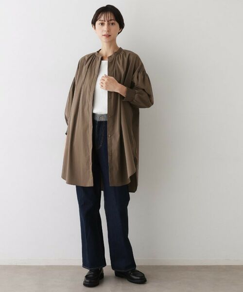 Dessin / デッサン チュニック | 【洗える】ラグランスリーブチュニックシャツ | 詳細6