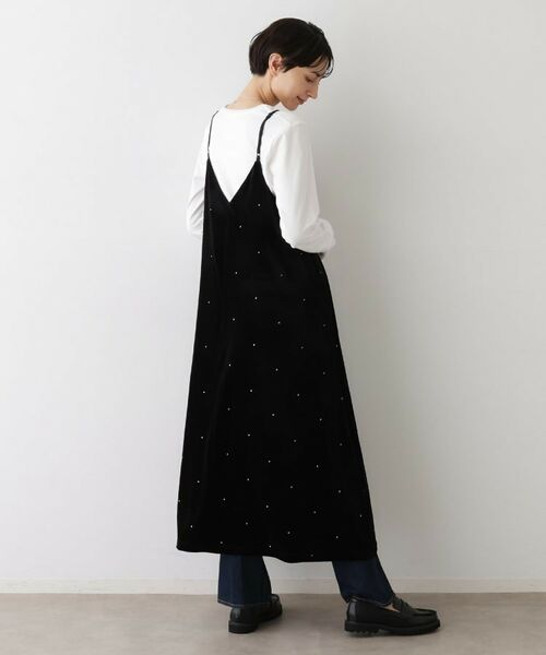 Dessin / デッサン ワンピース | 【前後2WAY/洗える】ベロアワンピース | 詳細19