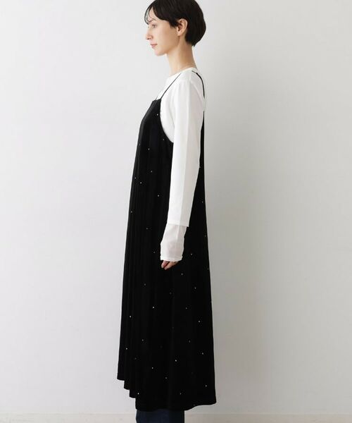 Dessin / デッサン ワンピース | 【前後2WAY/洗える】ベロアワンピース | 詳細23