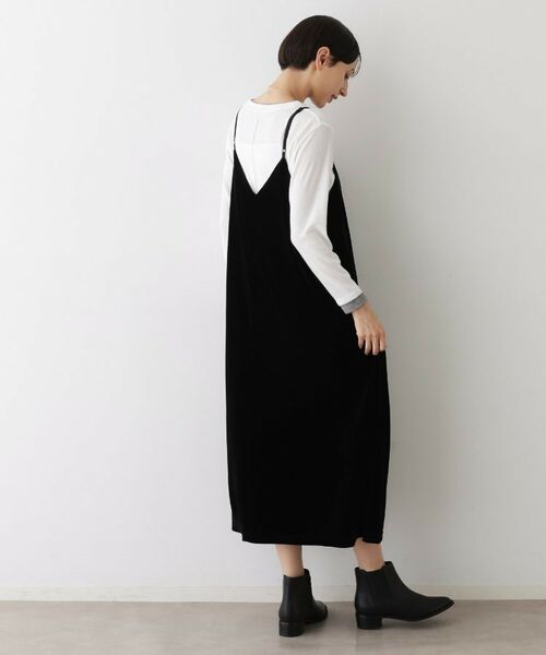 Dessin / デッサン ワンピース | 【前後2WAY/洗える】ベロアワンピース | 詳細5