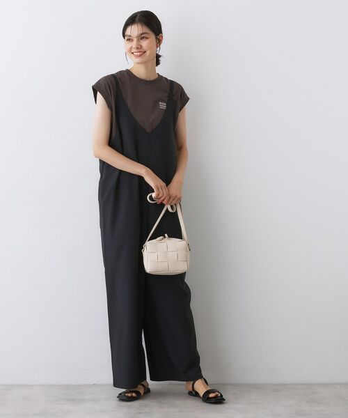 Dessin / デッサン サロペット・オールインワン | 【洗える】ストレッチオールインワン(ブラック(019))