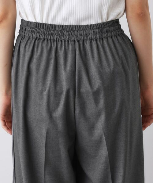 Dessin / デッサン パンツ | 【セットアップ可/ウエストゴム/洗える】サイドライン入りワイドパンツ | 詳細13