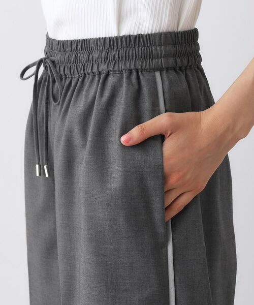 Dessin / デッサン パンツ | 【セットアップ可/ウエストゴム/洗える】サイドライン入りワイドパンツ | 詳細14