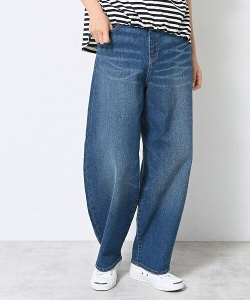 Dessin / デッサン デニムパンツ | 【洗える】デニムカーブパンツ(ブルー(092))