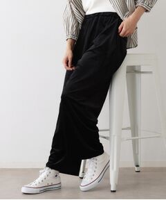 Dessin / デッサン パンツ | 【ウエストゴム/洗える】ベロアイージーパンツ