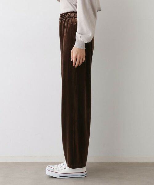 Dessin / デッサン パンツ | 【ウエストゴム/洗える】ベロアイージーパンツ | 詳細10