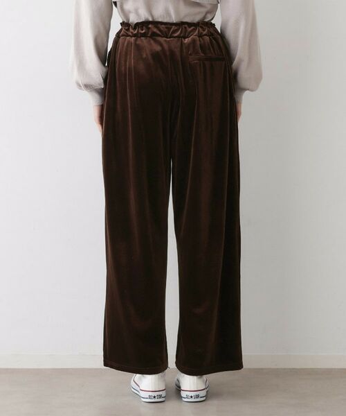 Dessin / デッサン パンツ | 【ウエストゴム/洗える】ベロアイージーパンツ | 詳細11