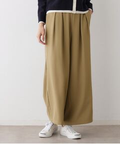 Dessin / デッサン パンツ | 【セットアップ可・洗える】ダブルタックワイドパンツ