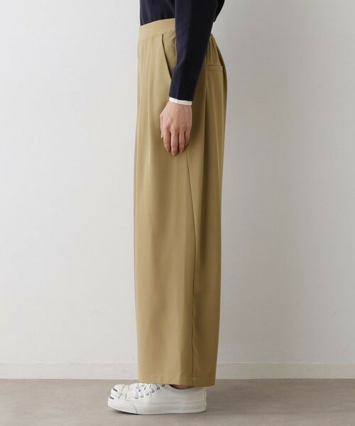 Dessin / デッサン パンツ | 【セットアップ可・洗える】ダブルタックワイドパンツ | 詳細14