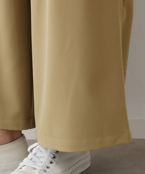 Dessin / デッサン パンツ | 【セットアップ可・洗える】ダブルタックワイドパンツ | 詳細18