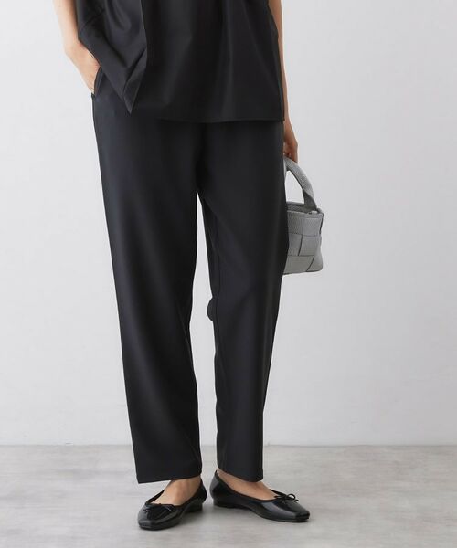 Dessin / デッサン パンツ | 【洗える】ストレッチテーパードパンツ(ブラック(019))