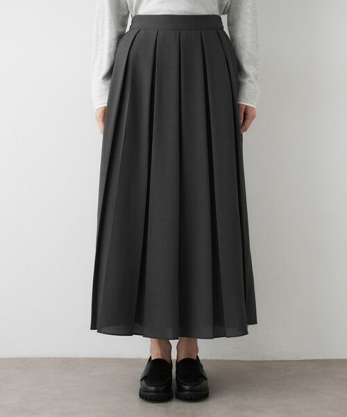 Dessin / デッサン ロング・マキシ丈スカート | 【洗える】ボックスプリーツスカート | 詳細13