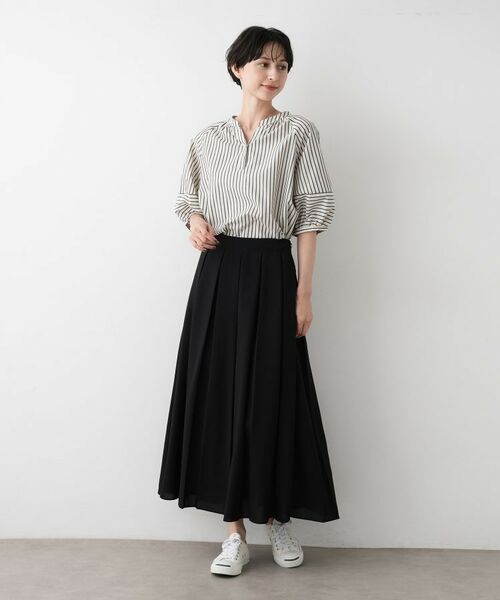 Dessin / デッサン ロング・マキシ丈スカート | 【洗える】ボックスプリーツスカート | 詳細3