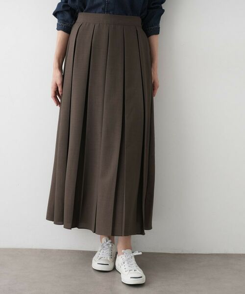Dessin / デッサン ロング・マキシ丈スカート | 【洗える】ボックスプリーツスカート | 詳細6