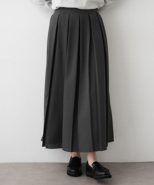 Dessin / デッサン ロング・マキシ丈スカート | 【洗える】ボックスプリーツスカート | 詳細9