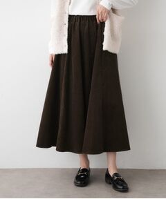 Dessin / デッサン ロング・マキシ丈スカート | 【洗える】コーデュロイフレアスカート