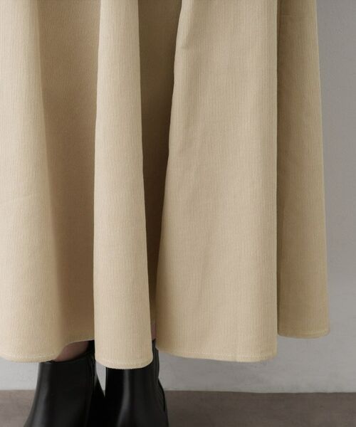 Dessin / デッサン ロング・マキシ丈スカート | 【洗える】コーデュロイフレアスカート | 詳細14