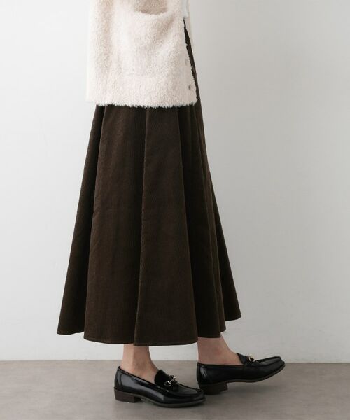 Dessin / デッサン ロング・マキシ丈スカート | 【洗える】コーデュロイフレアスカート | 詳細2