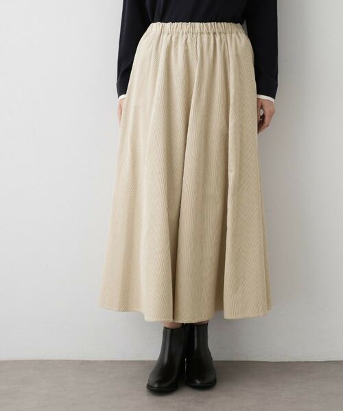 Dessin / デッサン ロング・マキシ丈スカート | 【洗える】コーデュロイフレアスカート | 詳細5