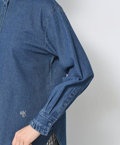 Dessin / デッサン シャツ・ブラウス | 【洗える】フリルデニムシャツ | 詳細13