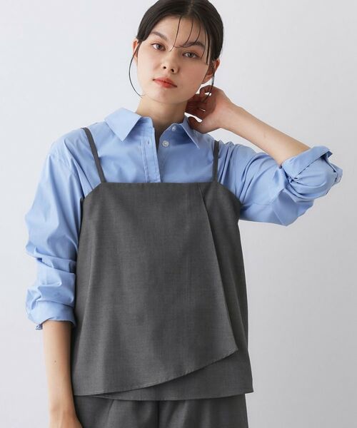 Dessin / デッサン キャミソール・チューブトップ | 【セットアップ可・洗える】アシメキャミソール | 詳細1