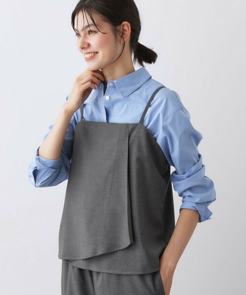 Dessin / デッサン キャミソール・チューブトップ | 【セットアップ可・洗える】アシメキャミソール | 詳細2