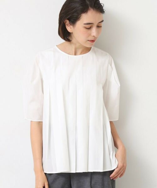 Dessin / デッサン シャツ・ブラウス | 【洗える】タックデザインブラウス | 詳細1