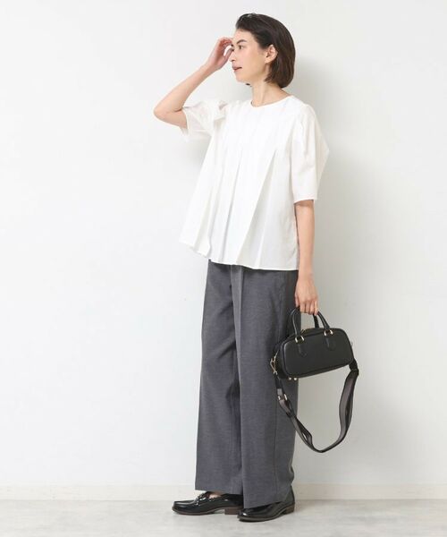 Dessin / デッサン シャツ・ブラウス | 【洗える】タックデザインブラウス | 詳細3