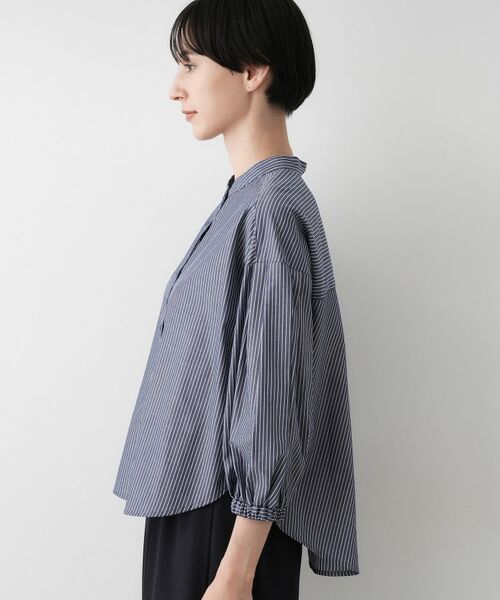 Dessin / デッサン シャツ・ブラウス | 【洗える】ストライプギャザー袖ブラウス | 詳細19