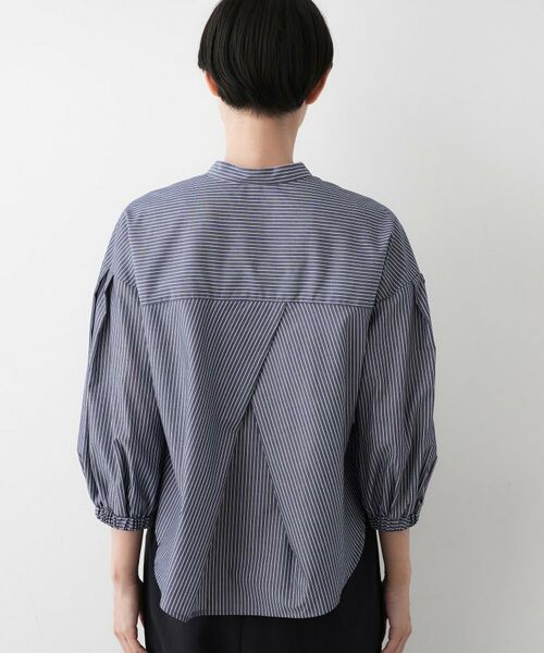 Dessin / デッサン シャツ・ブラウス | 【洗える】ストライプギャザー袖ブラウス | 詳細20
