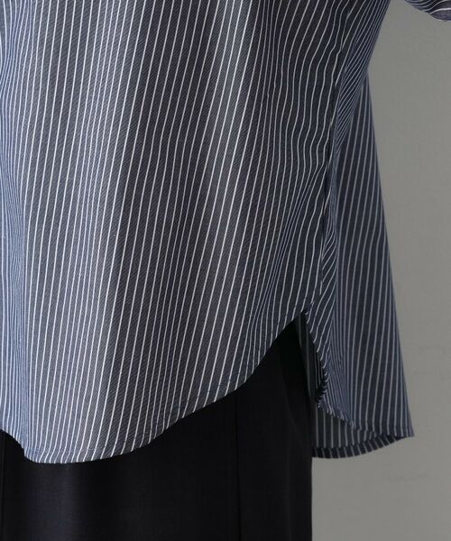 Dessin / デッサン シャツ・ブラウス | 【洗える】ストライプギャザー袖ブラウス | 詳細23