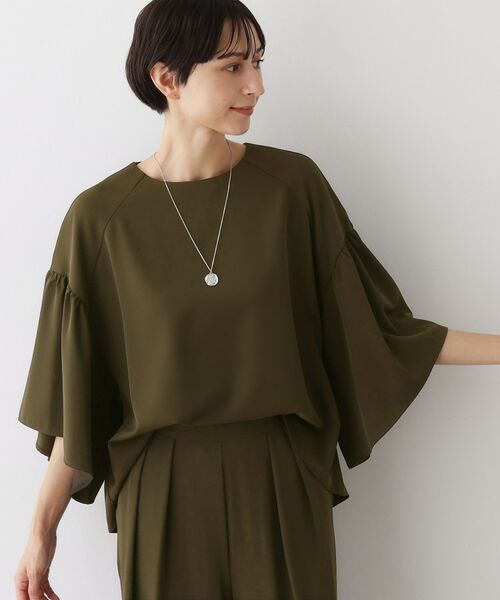 Dessin / デッサン シャツ・ブラウス | 【セットアップ可・洗える】フレアスリーブブラウス | 詳細1