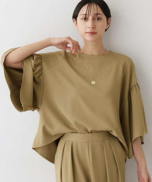 Dessin / デッサン シャツ・ブラウス | 【セットアップ可・洗える】フレアスリーブブラウス | 詳細5