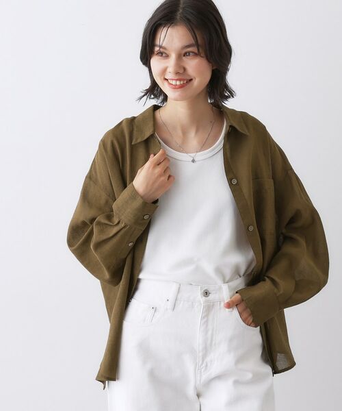 Dessin / デッサン シャツ・ブラウス | 【洗える】シアーシャツ | 詳細5