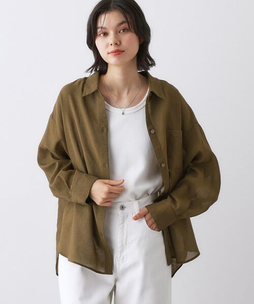 Dessin / デッサン シャツ・ブラウス | 【洗える】シアーシャツ | 詳細6