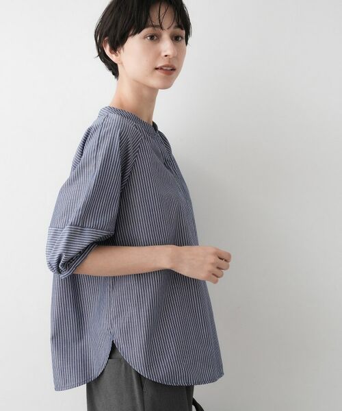 Dessin / デッサン シャツ・ブラウス | 【洗える/五分袖】ランタンスリーブスキッパーネックブラウス | 詳細10