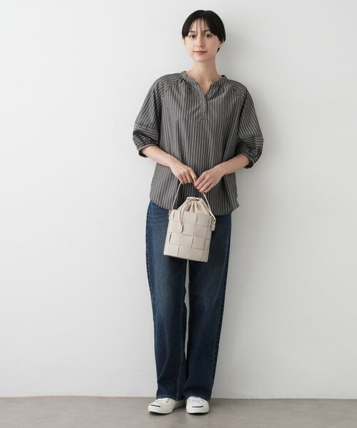 Dessin / デッサン シャツ・ブラウス | 【洗える/五分袖】ランタンスリーブスキッパーネックブラウス | 詳細15