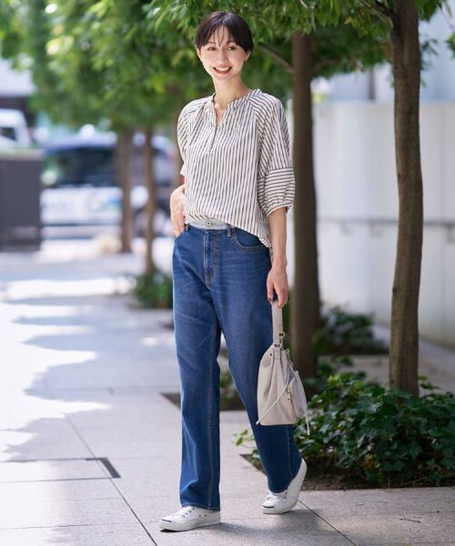 Dessin / デッサン シャツ・ブラウス | 【洗える/五分袖】ランタンスリーブスキッパーネックブラウス | 詳細4