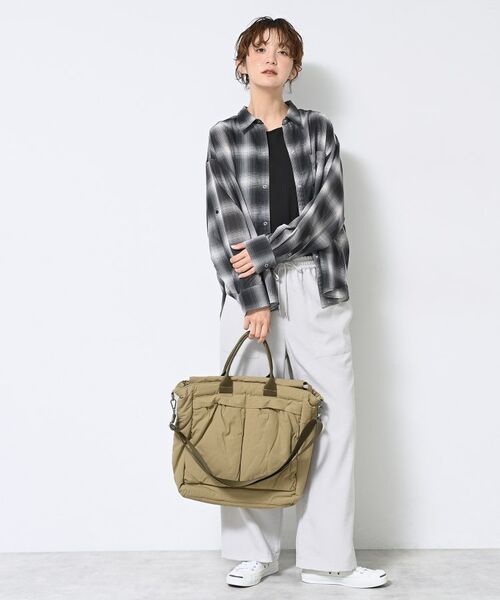 Dessin / デッサン トートバッグ | 【ユニセックス/2WAY/A4収納可】中綿入りトートバッグ | 詳細6