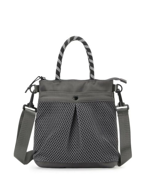 Dessin / デッサン ショルダーバッグ | メッシュポケットナイロン 2WAYバッグ(グレー(012))
