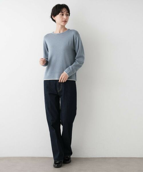 Dessin / デッサン ニット・セーター | 【ユニセックス/洗える】バイカラーニット | 詳細11