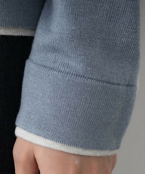 Dessin / デッサン ニット・セーター | 【ユニセックス/洗える】バイカラーニット | 詳細12
