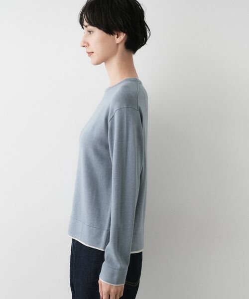 Dessin / デッサン ニット・セーター | 【ユニセックス/洗える】バイカラーニット | 詳細14