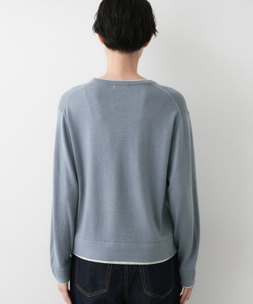 Dessin / デッサン ニット・セーター | 【ユニセックス/洗える】バイカラーニット | 詳細15