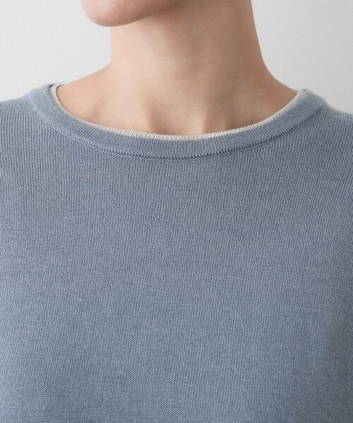 Dessin / デッサン ニット・セーター | 【ユニセックス/洗える】バイカラーニット | 詳細16