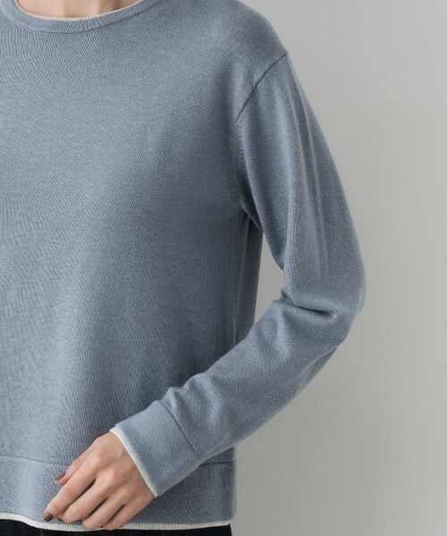 Dessin / デッサン ニット・セーター | 【ユニセックス/洗える】バイカラーニット | 詳細17