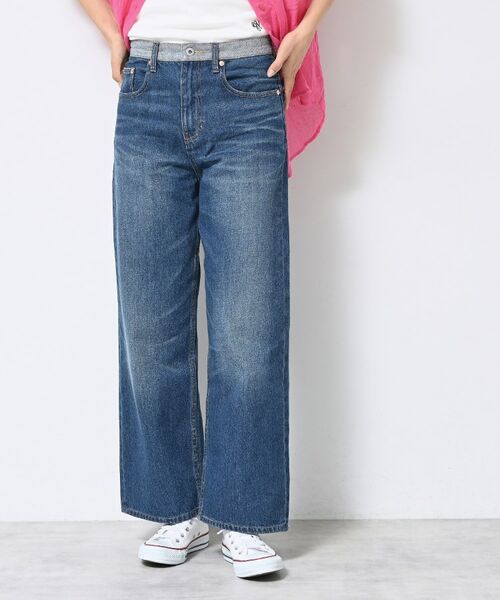 Dessin / デッサン デニムパンツ | 【ユニセックス・洗える】ワイドデニム(ブルー(092))