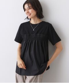 Dessin / デッサン カットソー | 【洗える】ビスチェ風ドッキングカットソー