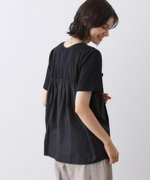 Dessin / デッサン カットソー | 【洗える】ビスチェ風ドッキングカットソー | 詳細10